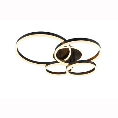 LED Deckenlampe, Memoryfunktion, Fernbedienung, CCT, L 80 cm