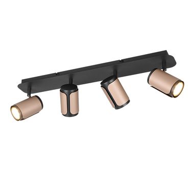 Deckenlampe, Deckenleuchte, coffee, verstellbar, L 60 cm