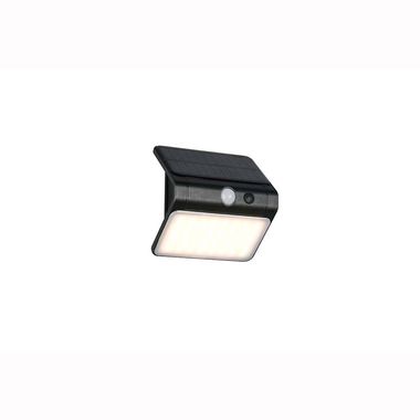 Kinkiet solarny LED, czarny, czujnik zmierzchu, szer. 12 cm