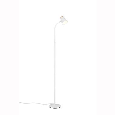 LED vloerlamp, wit, flexibel, H 145 cm