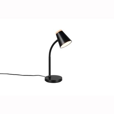LED Tischleuchte, schwarz, Flexarm, H 36 cm