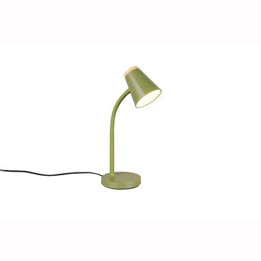 LED-tafellamp, kunststof, groen, flexibel, H 36 cm