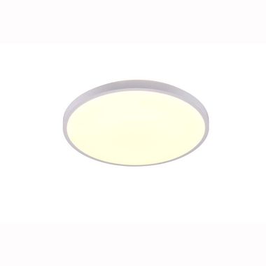 LED Deckenleuchte, weiß, Fernbedienung, Dimmbar, D 49 cm