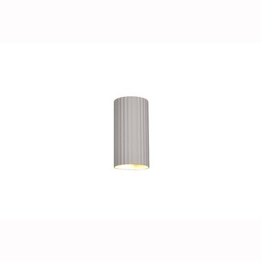 Wall light, metal, grey, GU10, 2-bulb, H 18 cm