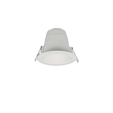LED recessed spotlight, metal, white, CCT, round, IP44, D 11 cm