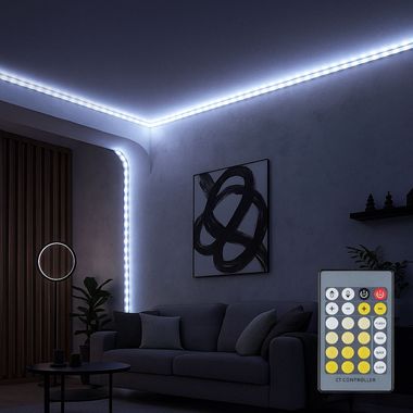 LED Strip, Fernbedienung, dimmbar, Lichtfarbe verstellbar, L 300 cm