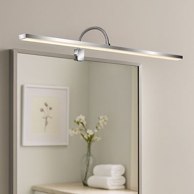 Applique LED, lampe de salle de bain, variateur, L 78 cm