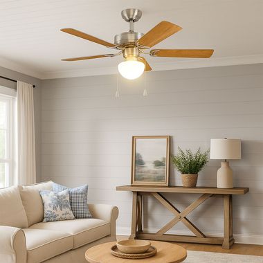 Deckenventilator, Zugschalter, Vor-Rücklauf, D 106,5 cm