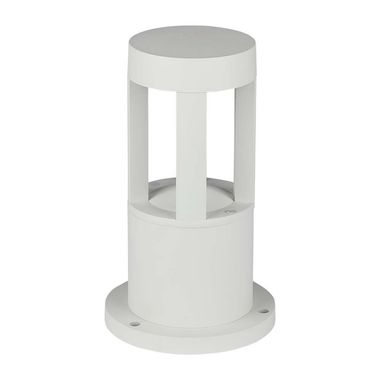 LED floor lamp, outdoor, aluminum, white, IP65, H 25cm