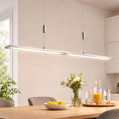 LED Hängeleuchte, höhenverstellbar, Sensordimmer, H 166 cm