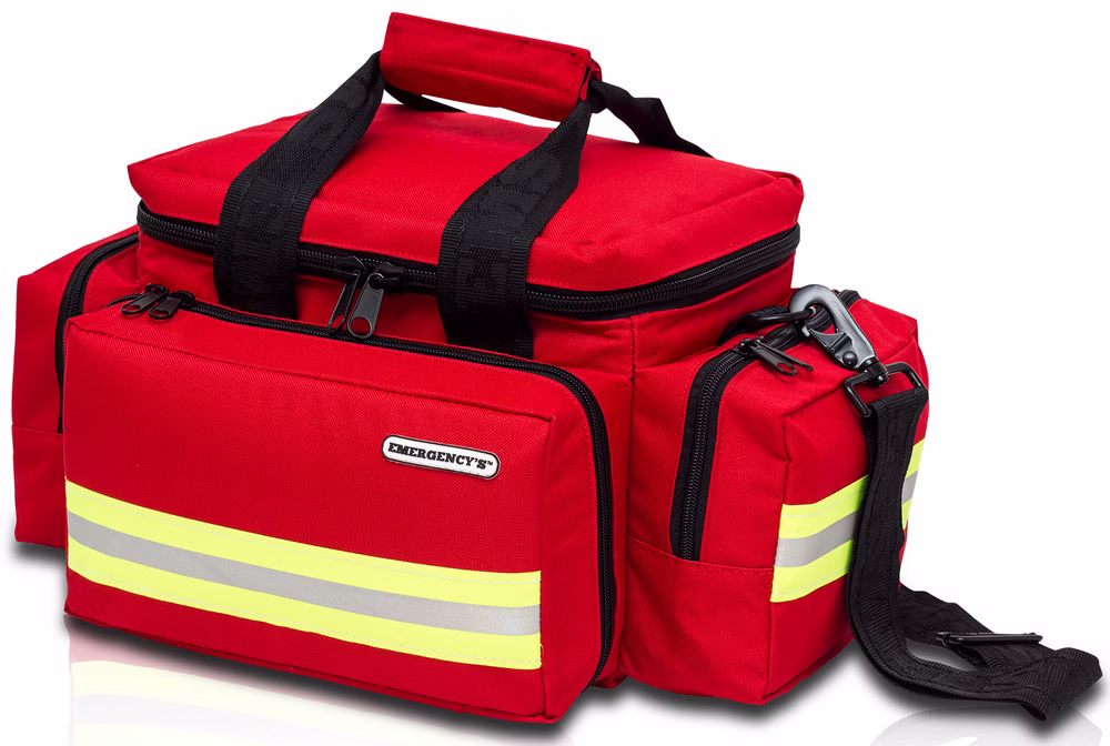EliteBags Emergency's LIGHT BAG Notfalltasche Polyester Rot