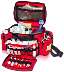 EliteBags Emergency's LIGHT BAG Notfalltasche Polyester Rot