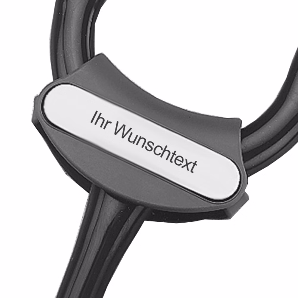 Littmann ID-Tag schwarz Namenschild für Stethoskope Mit Gravur