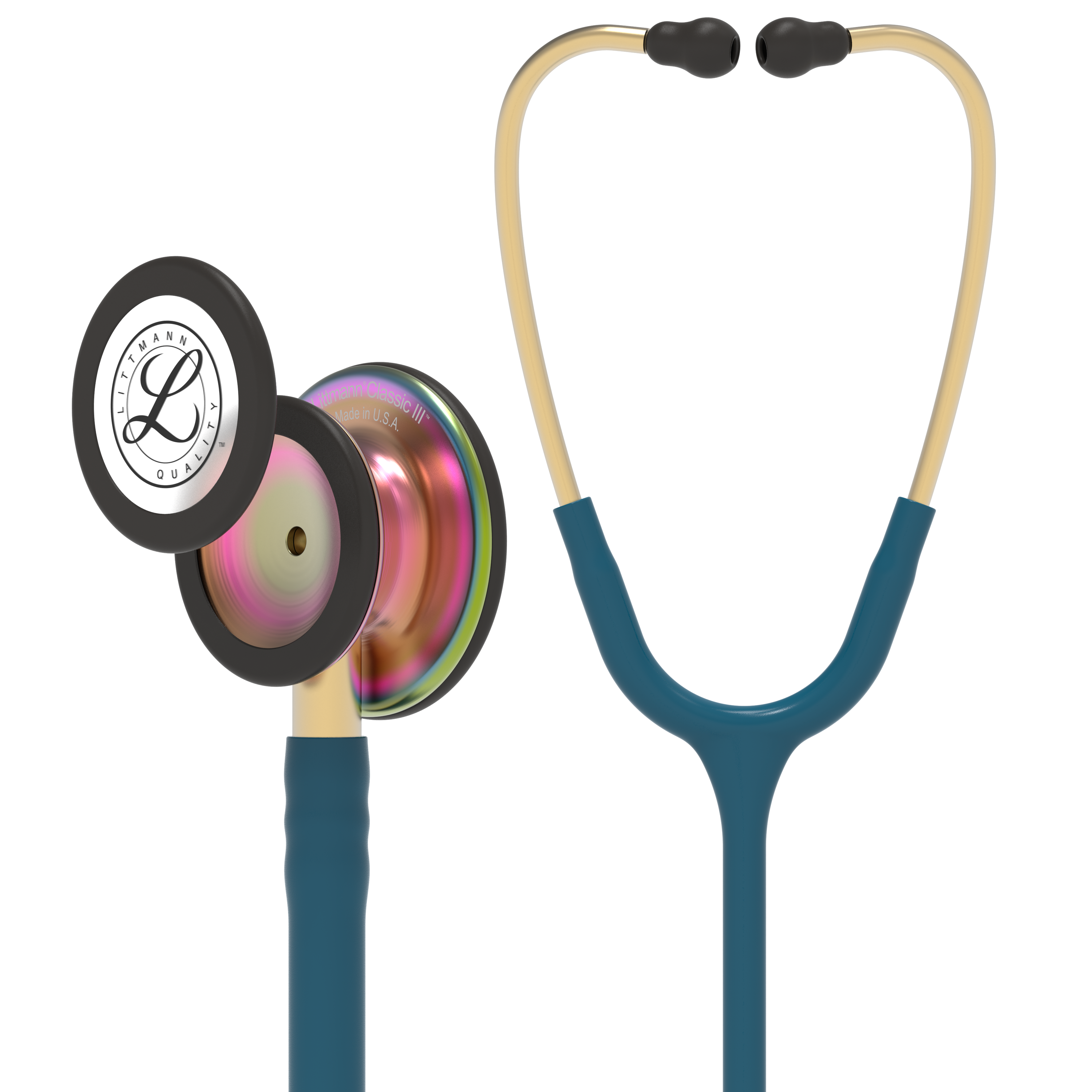 3M Littmann Classic III rainbow-karibikblau caribbean blue (Gravur möglich)