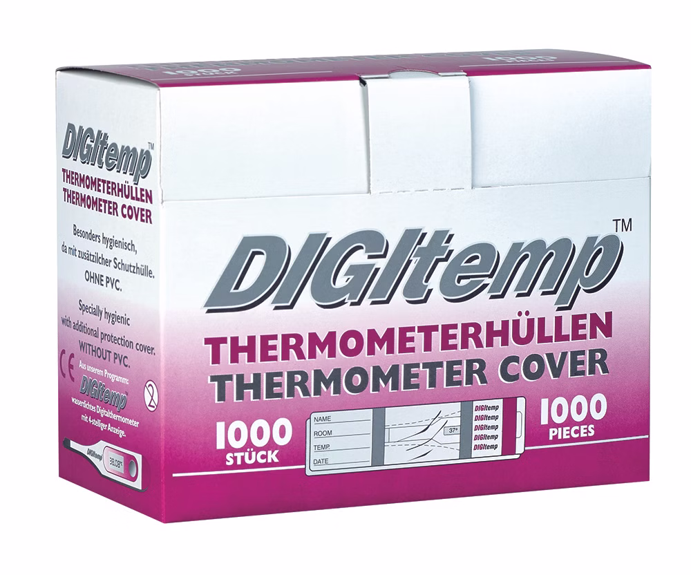 Einmalthermometerhüllen für Fieberthermometer (1000 Stück)