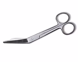 Listerschere Verbandschere kniegebogen Edelstahlschere Mit Gravur
