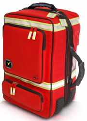 EliteBags Emerair Beatmungskoffer Notfallrucksack Rot