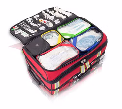 EliteBags Emerair Trolley Notfallrucksack mit Trolley-System Rot