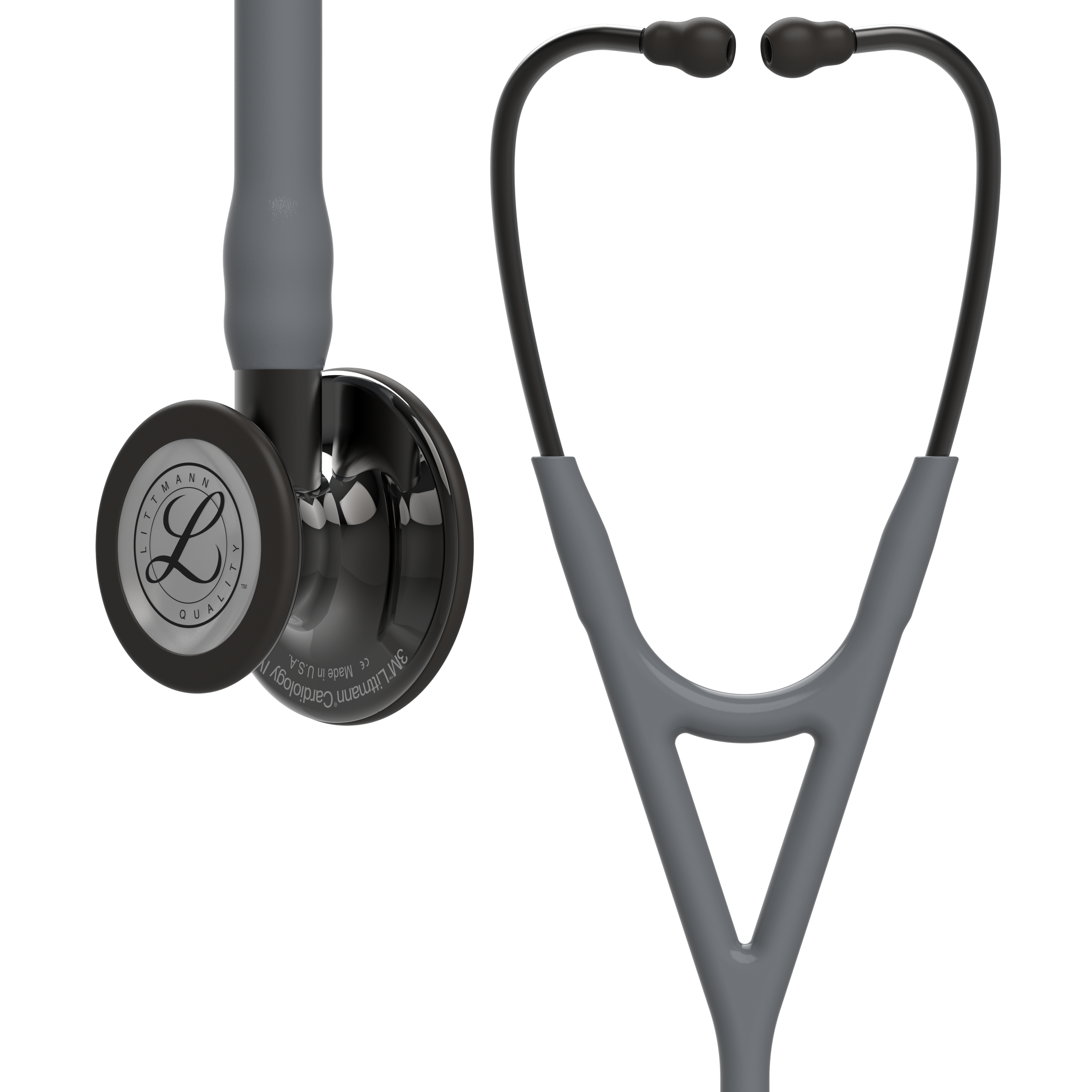 3M Littmann Cardiology IV Hochglanz-Smoke-Grau (Gravur möglich)