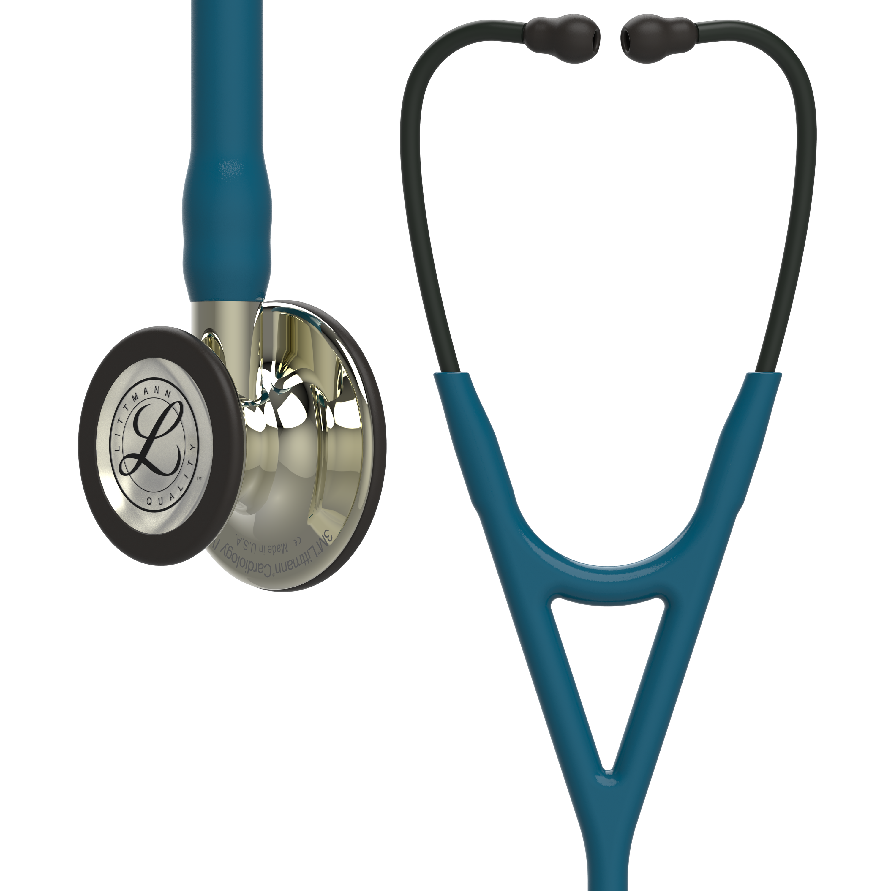 3M Littmann Cardiology IV Champagner-Karibikblau (Gravur möglich)