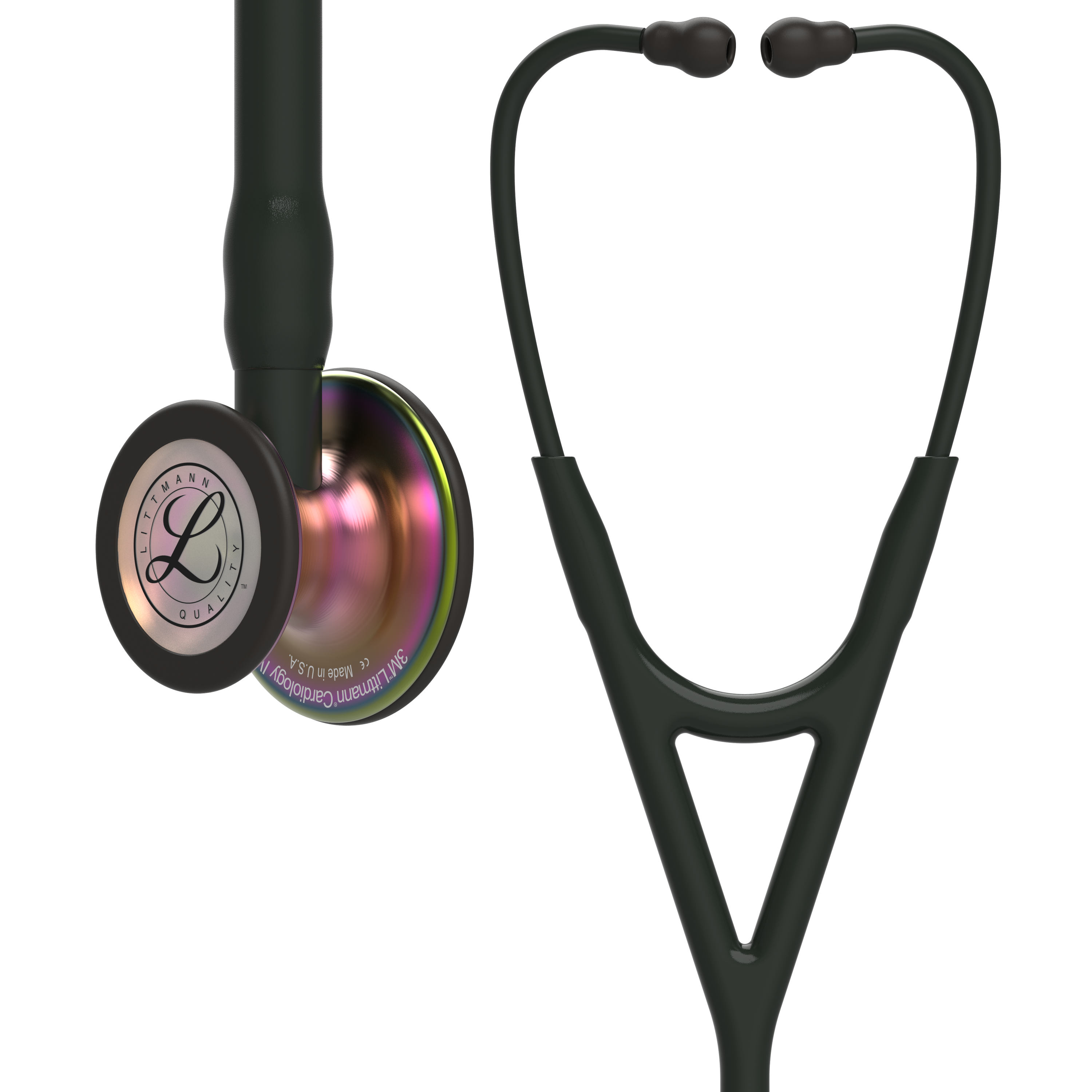 3M Littmann Cardiology IV Rainbow-Schwarz (Gravur möglich)