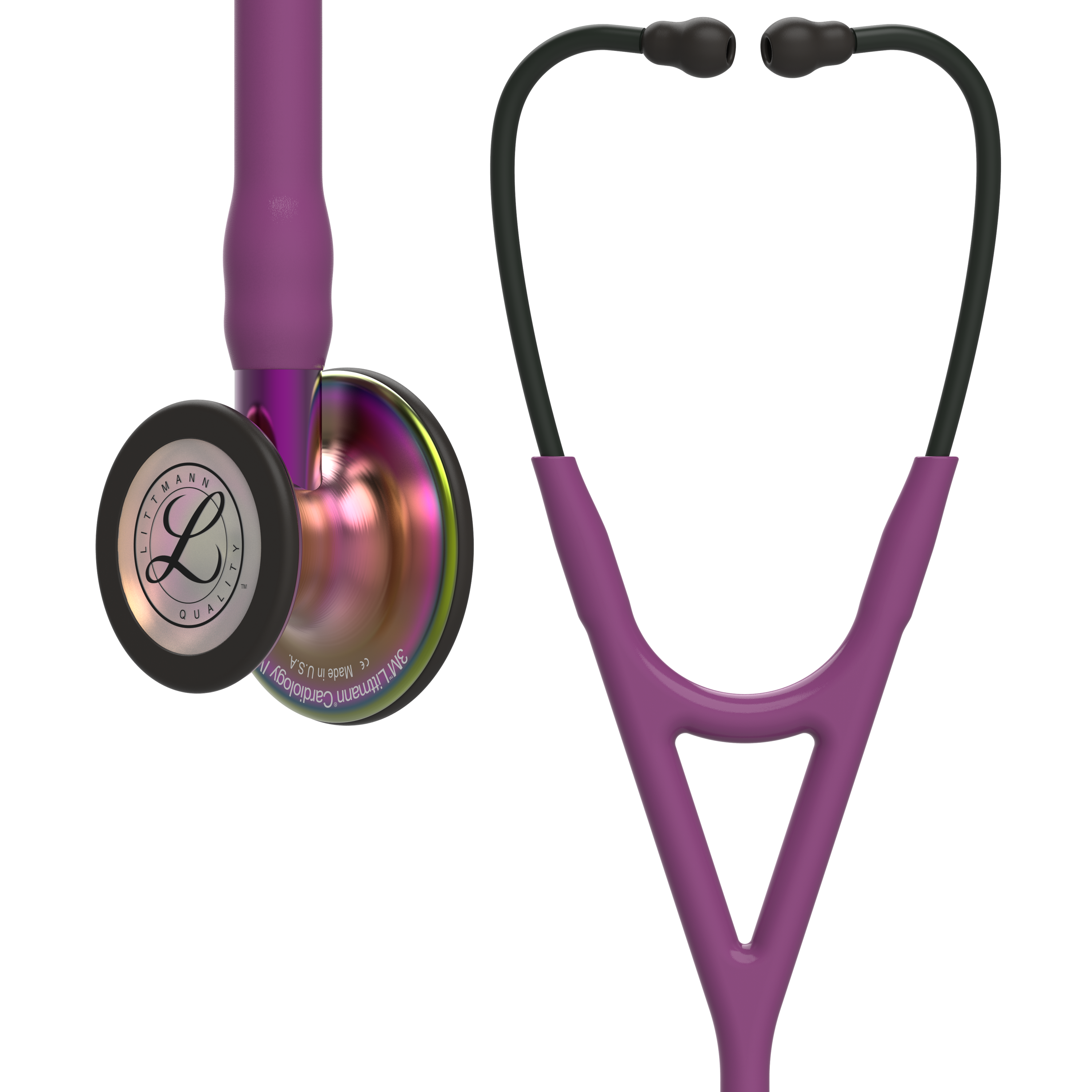 3M Littmann Cardiology IV Rainbow-Pflaume (Gravur möglich)