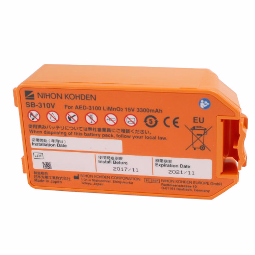 Ersatz-Batterie für Nihon Kohden AED3100 Defibrillator