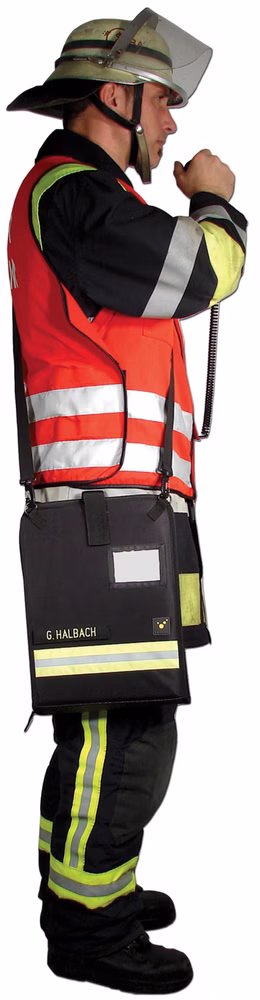 Tee-uu DOKU Einsatzleitmappe DIN A4 quer Schwarz