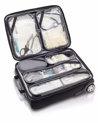 EliteBags HOVI Pflegetasche mit Trolley-System