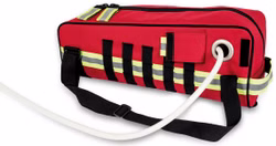 EliteBags MINI TUBE Sauerstofftasche für O2-Flaschen bis 3l Rot