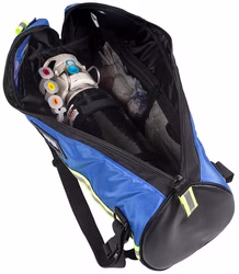 EliteBags TUBE Sauerstofftasche für O2-Flaschen bis 5l Blau