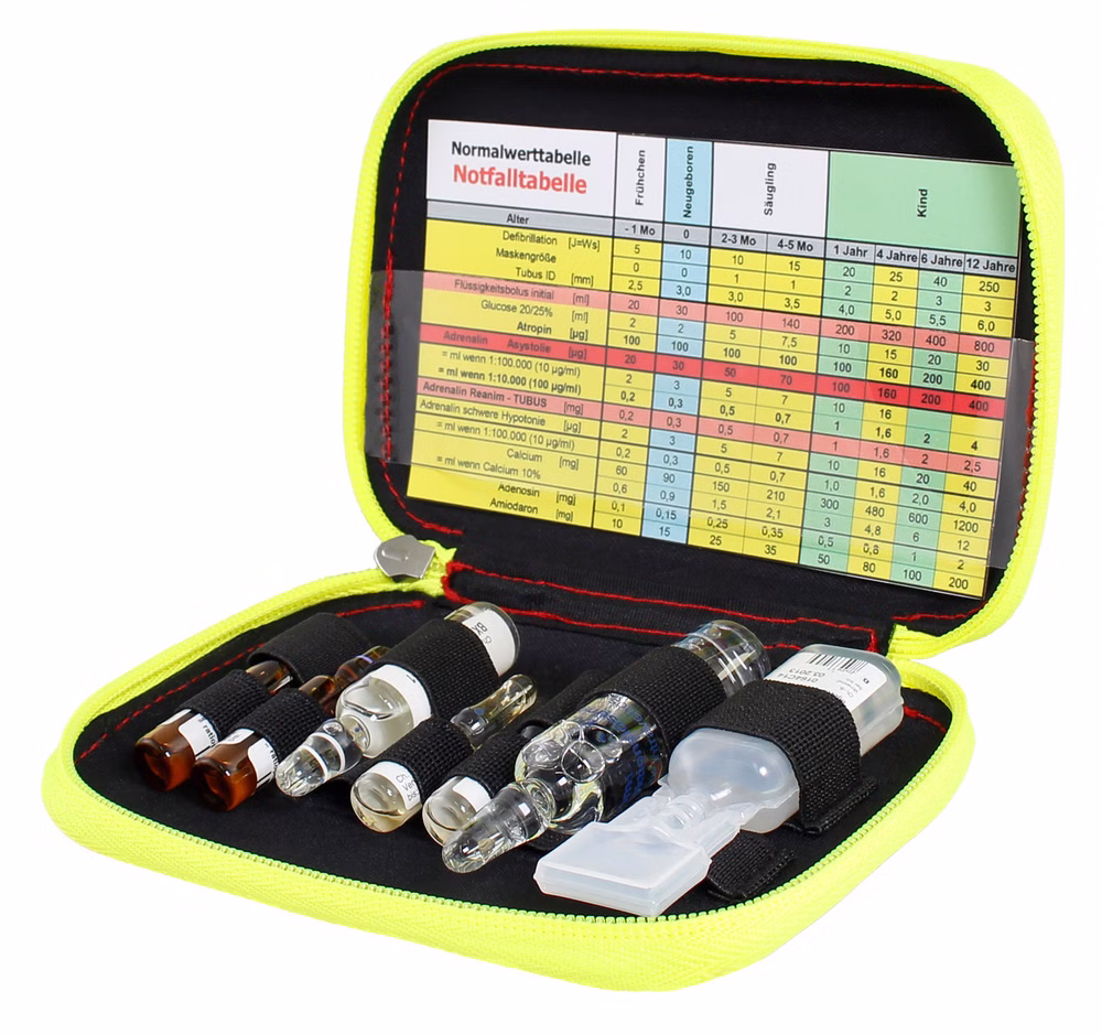 Tee-uu Ampusafe Ampullarium für bis zu 13 Ampullen Schwarz