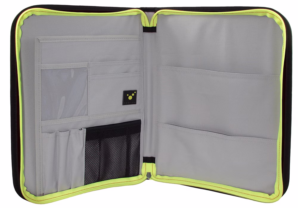 Tee-uu TEAM Organizer Schreibmappe DIN A4 Schwarz