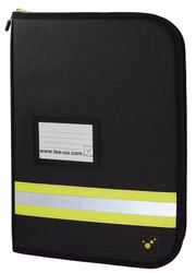 Tee-uu TEAM Organizer Schreibmappe DIN A4 Schwarz