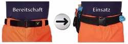 Tee-uu BLACK Rettungsdienstkoppel  S (70-90cm)
