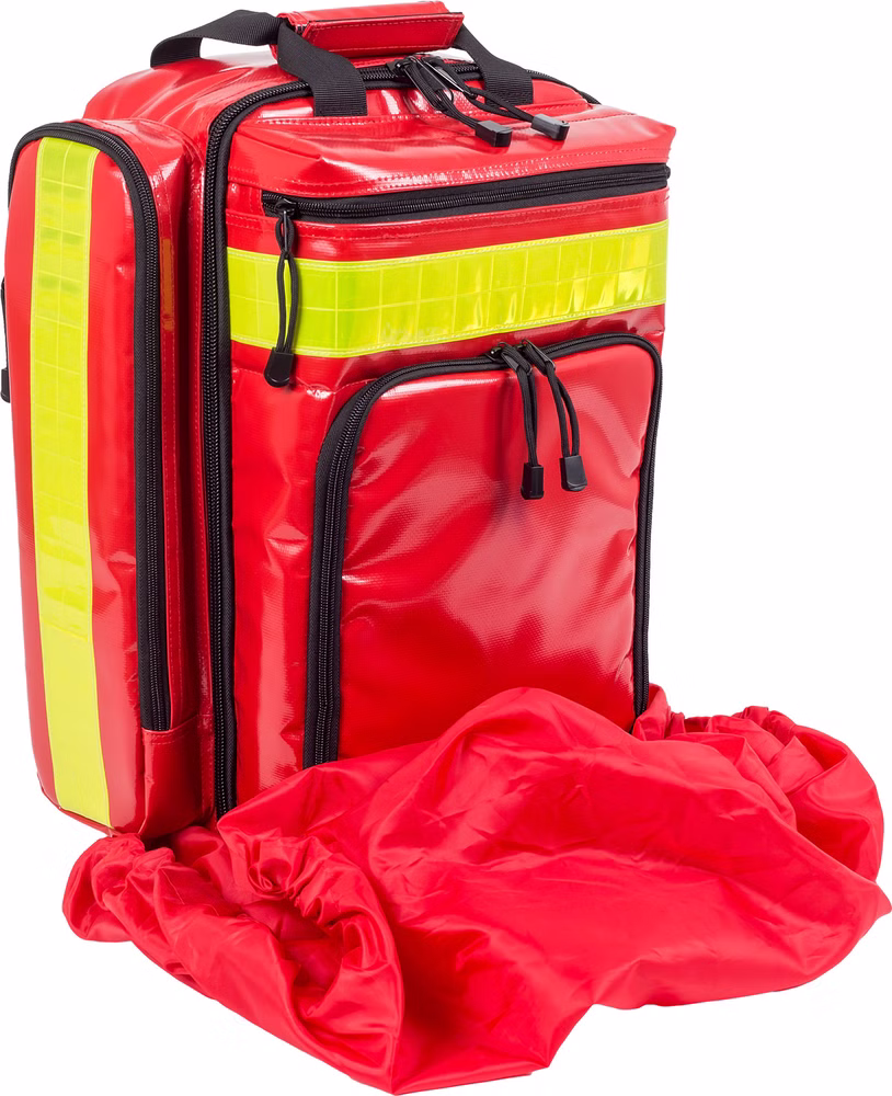 EliteBags SUPPORTER Plane Notfallrucksack Rot