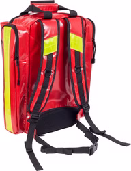 EliteBags SUPPORTER Plane Notfallrucksack Rot