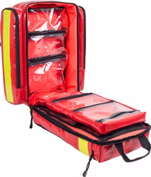 EliteBags SUPPORTER Plane Notfallrucksack Rot