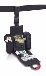 Elitebags FAST Oberschenkelholster Schwarz