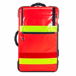 HERZmed PREMIUM Notfallrucksack X1 mit Sauerstoffflaschenhalterung Rot