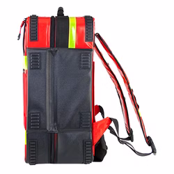 HERZmed PREMIUM Notfallrucksack X1 mit Sauerstoffflaschenhalterung Rot