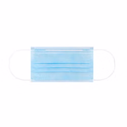 OP-Gesichtsmaske Typ IIR gem. EN 14683:2019 3-lagig mit Nasenclip (50 Stück)