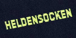 Heldensocken  Blau