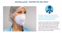 Univent Medical Atemious X5 FFP2 Schutzmaske - Made in Germany
