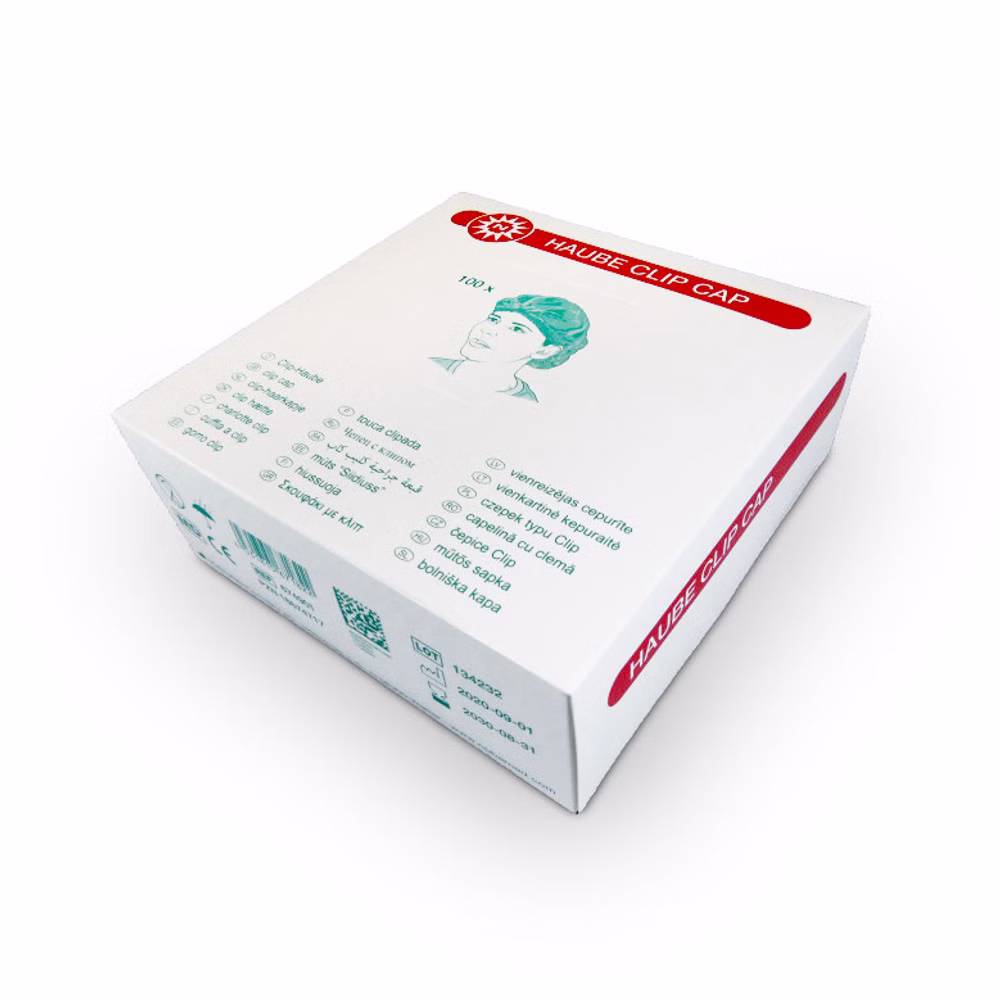 Haube CLIP CAP grün OP-Haube 100 Stück