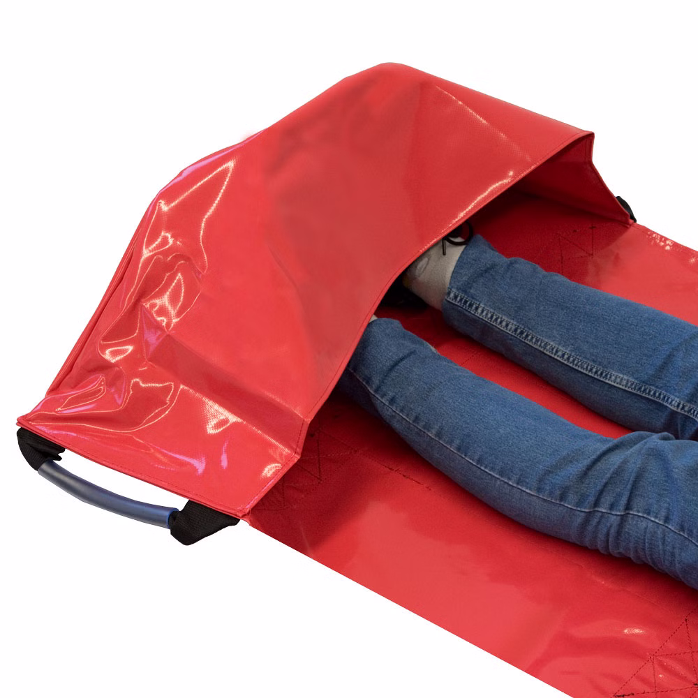 Tragetuch Plane DIN EN 1865 mit Fußsack Rettungstuch Bergetuch