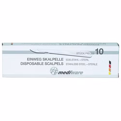 Mediware Einmalskalpelle verschiedene Figuren (10 Stück) Figur 10