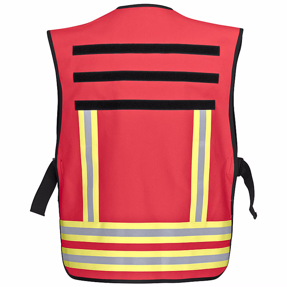 Funktionsweste zur Kennzeichnung von Einsatzpersonal Rot