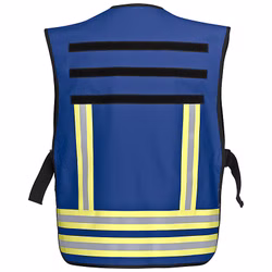 Funktionsweste zur Kennzeichnung von Einsatzpersonal Blau