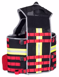 E-VEST Einsatzweste mit MOLLE-System Rot